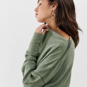 Free People Nikala Long sleeve jersey top